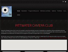 Tablet Screenshot of pittwatercameraclub.org